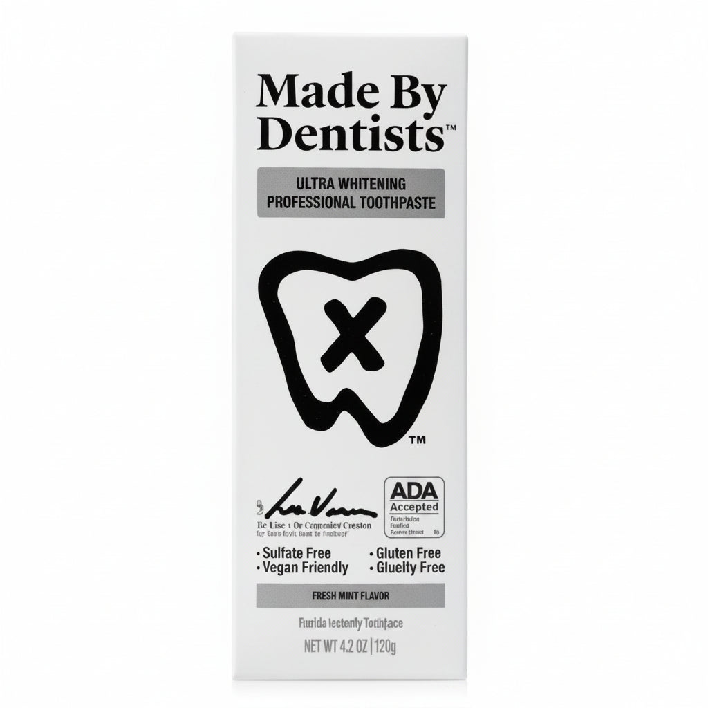 Made By Dentists Ultra Whitening Toothpaste - Fluoride Anticavity Toothpaste - Fresh Mint Flavor - 4.2 oz