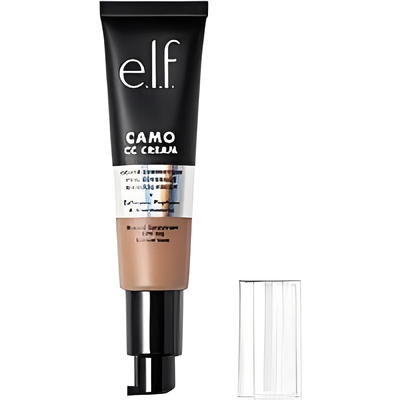 e.l.f. Camo CC Cream - 425 N Tan - 1.05oz: SPF 30, Paraben-Free, Contains Hyaluronic Acid, Vegan