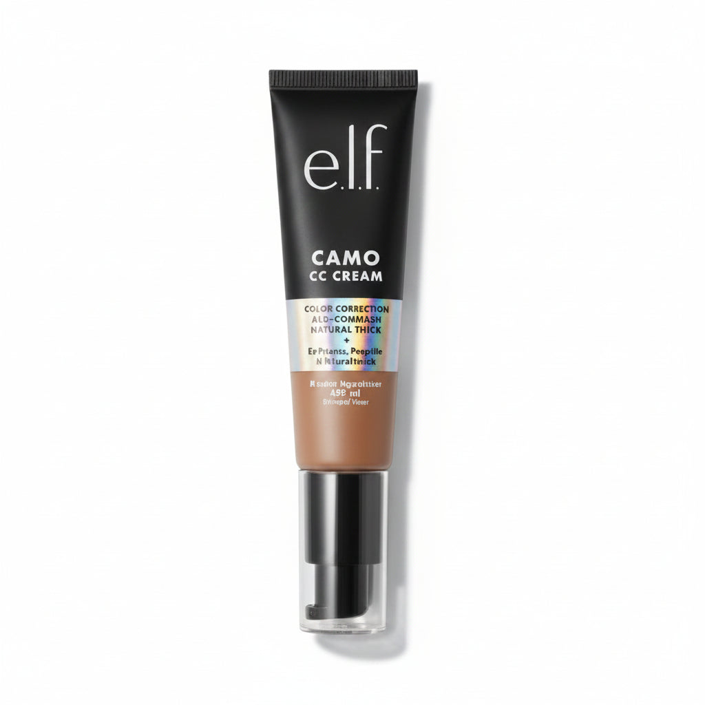 e.l.f. Camo CC Cream - 540 N Deep - 1.05oz: SPF 30, Full Coverage, Paraben-Free, Contains Hyaluronic Acid