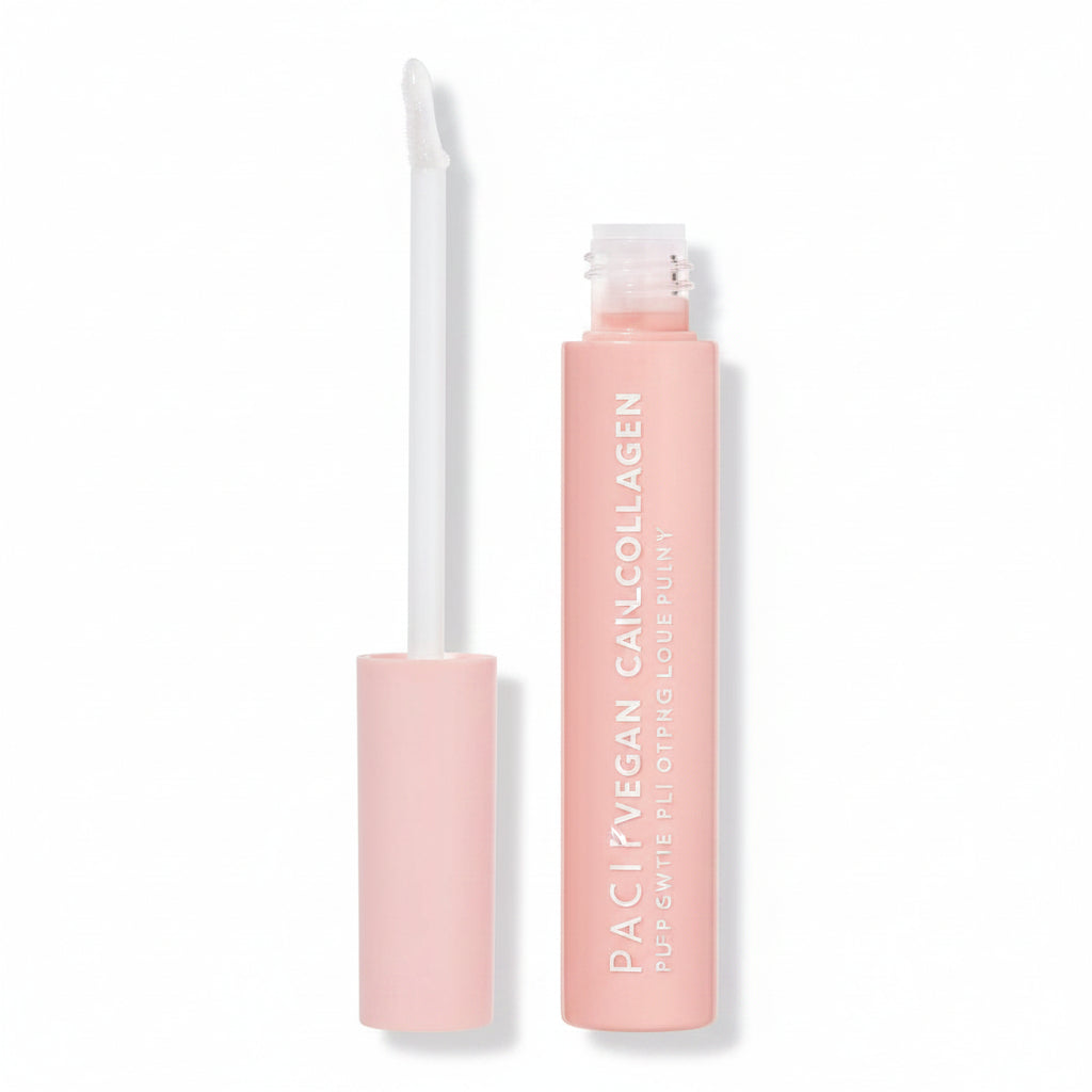 Pacifica Vegan Collagen Lip Plumping Gloss - 0.22 fl oz: Shine Enhancing, Vitamin E, Shea Butter, Coconut Oil