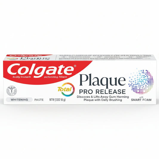 2 pack Colgate Total Plaque Pro-Release Whitening Toothpaste