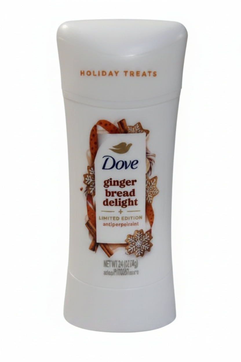 Dove Beauty Advanced Care Limited Edition Holiday Treat Antiperspirant and Deodorant - Gingerbread Delight - 2.6oz