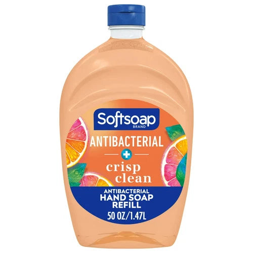 Softsoap Antibacterial Liquid Hand Soap Refill - Crisp Clean - 50 fl oz
