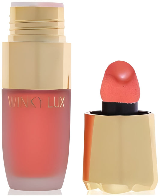 Winky Lux Cheeky Rose Liquid Blush - Darling - 0.21oz: Brightening, Face Application, Velvet Finish, Full Coverage