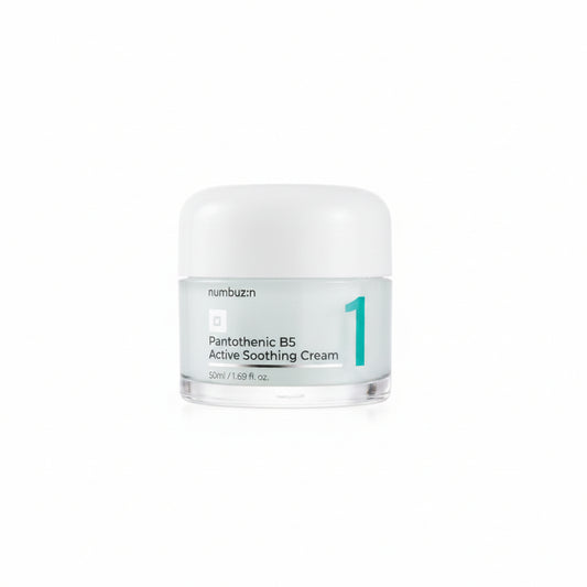numbuzin No.1 Pantothenic B5 Active Soothing Face Cream - 2.7 fl oz: Pore Cleansing, Skin Tone Improvement, Acne-Prone