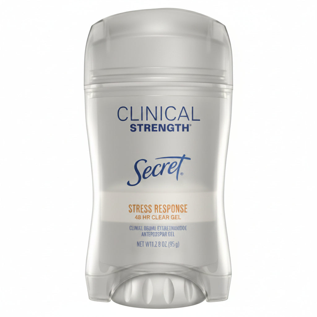 Secret Clinical Strength Antiperspirant & Deodorant Clear Gel - Stress Response - 1.6oz