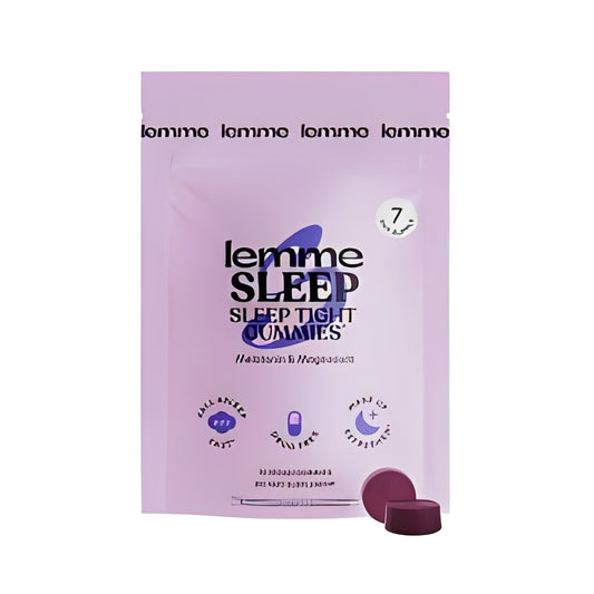 Lemme Sleep Gummies - Deep Sleep Support - 5 mg Melatonin, Magnesium & L-Theanine - Berry Flavored - 14ct