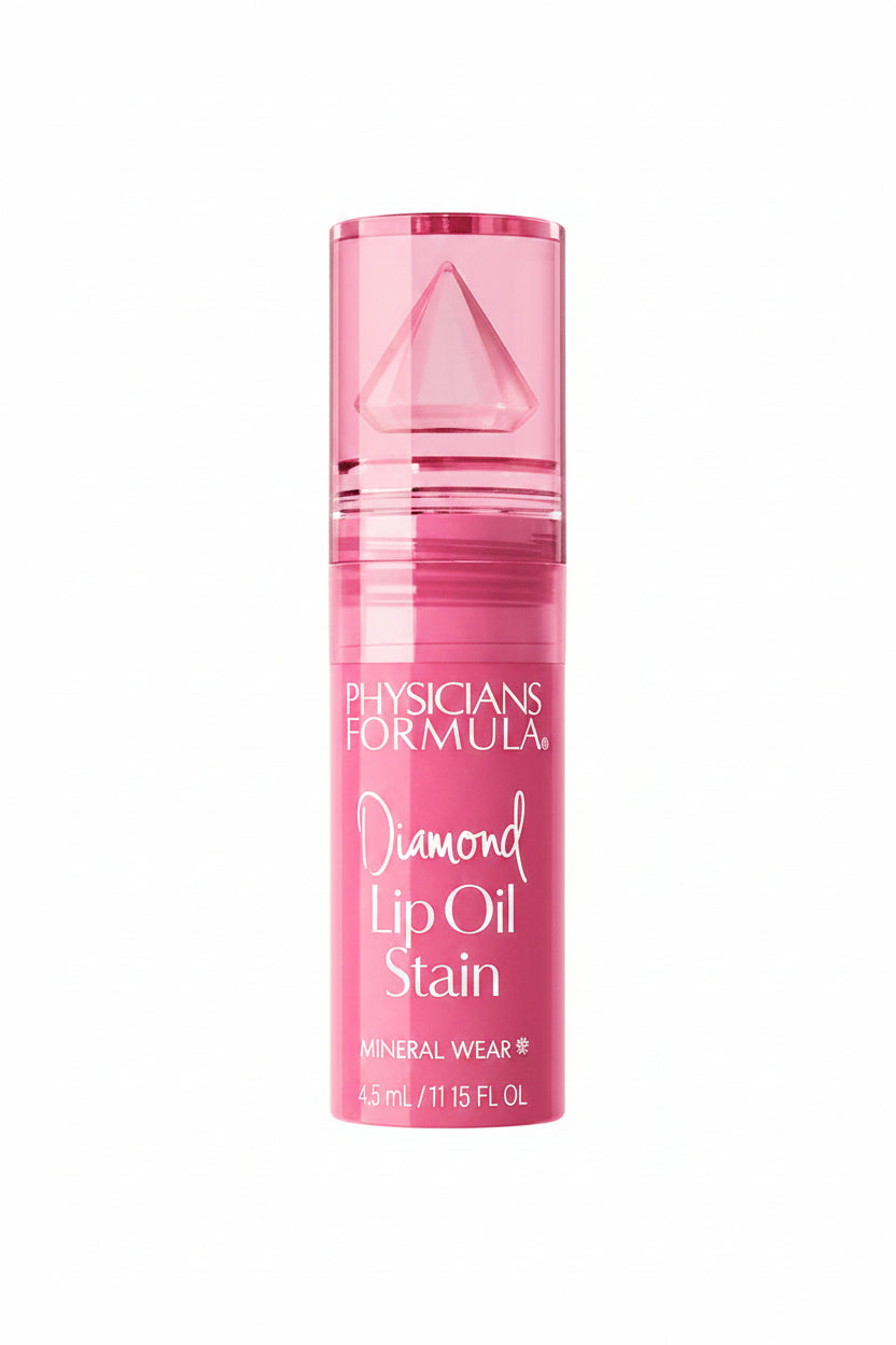Physicians Formula Mineral Wear Lip Oil Stain - Radiant Rose - 0.15 fl oz