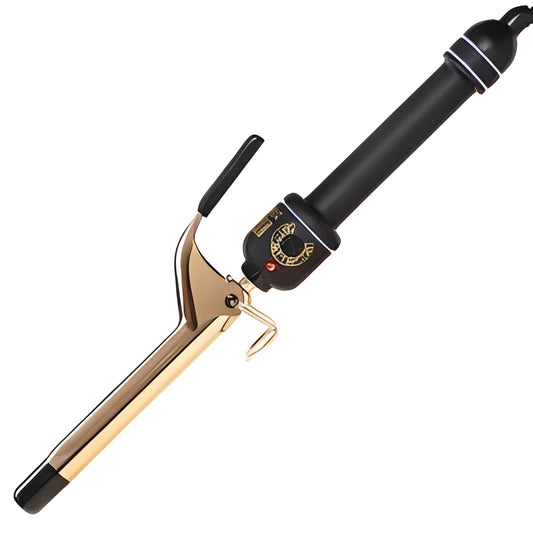 Hot Tools Pro Signature Gold Curling Iron - 0.75": For Curling, Volumizing, All Hair Types, 30s Heating Time