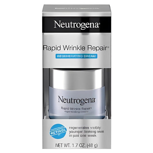 Neutrogena Rapid Wrinkle Repair Retinol Face Moisturizer with Hyaluronic Acid - 1.7 oz: Paraben-Free, Normal Skin, Floral Scent