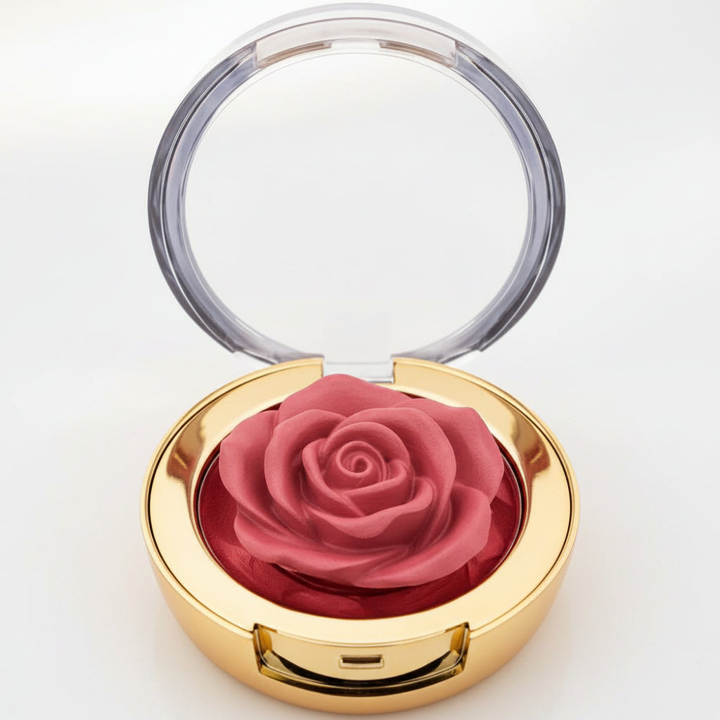Winky Lux Cheeky Rose Blush - Tea Time - 0.17oz: Vegan, Paraben-Free, Contains Vitamin E, Radiant Finish