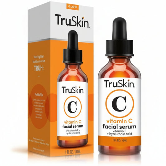 TruSkin Vitamin C Anti-Aging with Hyaluronic Acid Face Serum - 1 fl oz: Moisturizing, Combination Skin, Unscented