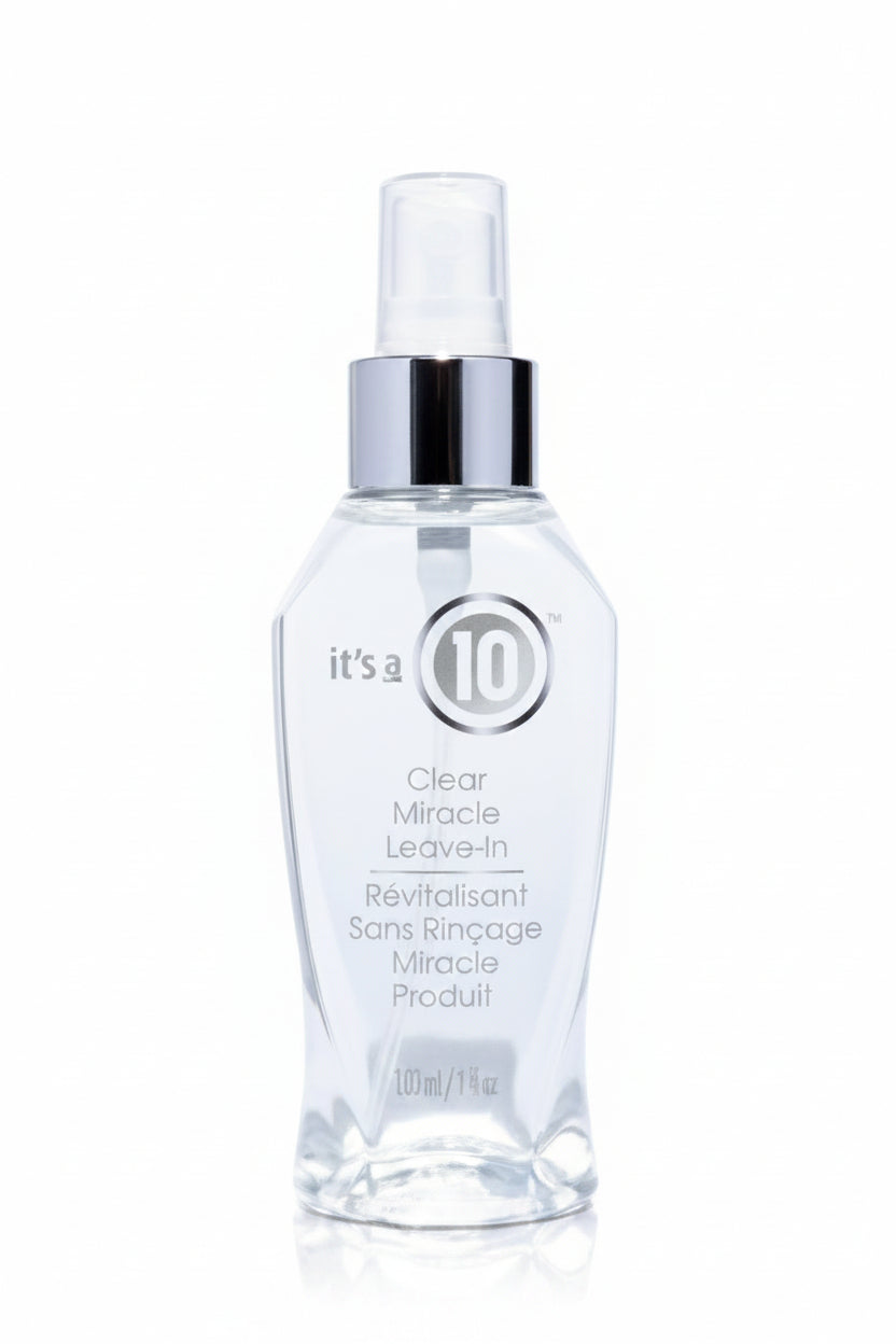 It's a 10 Clear Mir Leavin 4oz: Detangling, Deep Hydration, Shine Enhancing, Nourishing