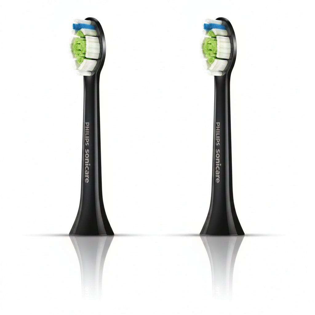 Philips Sonicare W2 DiamondClean Replacement Electric Toothbrush Head - HX6062/95 - Black - 2pk