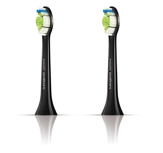 Philips Sonicare W2 DiamondClean Replacement Electric Toothbrush Head - HX6062/95 - Black - 2pk