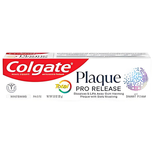 Colgate Total Plaque Pro-Release Whitening Toothpaste - 3oz: Mint, Stannous Fluoride