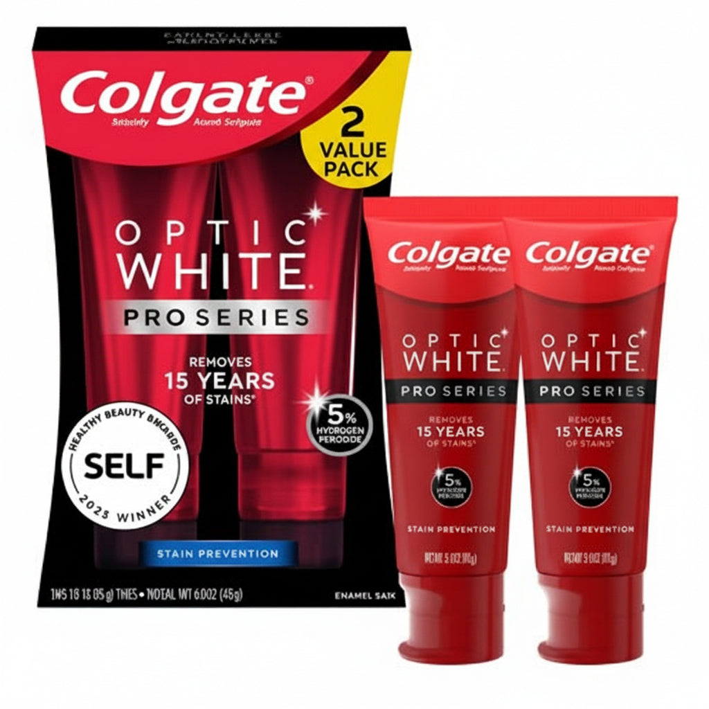 Colgate Pro Series Stain Prevention Hydrogen PeroxideToothpaste - 3oz/2pk: Contains Fluoride, Mint Flavor