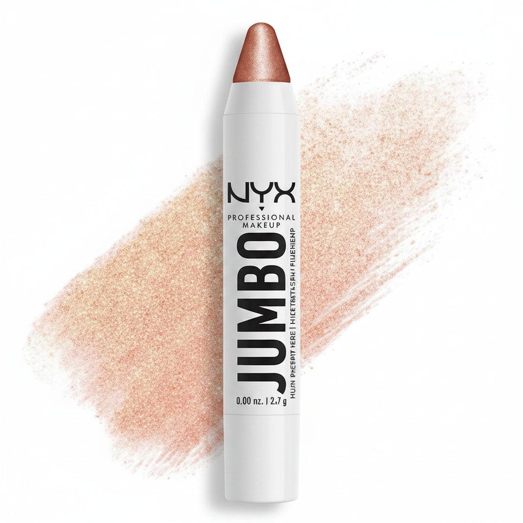 NYX Professional Makeup Jumbo Multi-Use Face Stick Highlighter - Coconut Cake - 1oz: Brightening, Strobing, Sheer Coverage