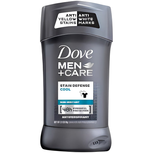 Dove Men+Care Stain Defense Cool 48-Hour Antiperspirant & Deodorant Stick - 2.6oz: Paraben-Free, Fruit, Herb, Sandalwood सcents