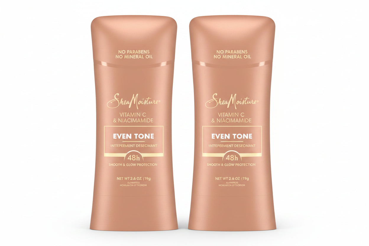 SheaMoisture Even Tone Solid Antiperspirant & Deodorant with Vitamin C & Niacinamide - 2.6oz 2 Pack