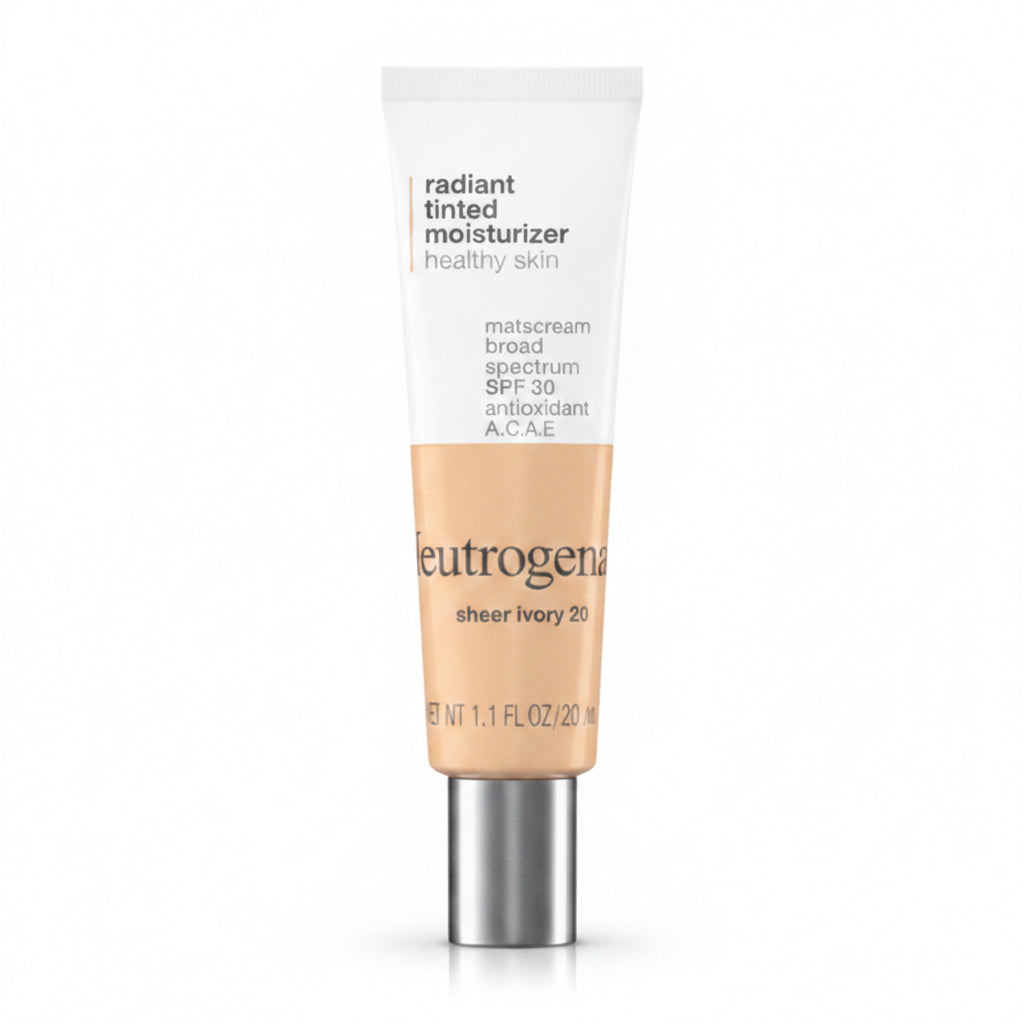 Neutrogena Healthy Skin Radiant Tinted Facial Lightweight Moisturizer with Vitamins A, C, & E, SPF 25