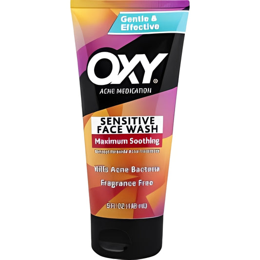 Oxy Sensitive Skin 5% Benzoyl Peroxide Acne Face Wash - 5 fl oz