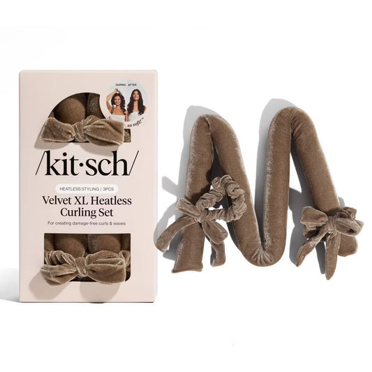 Kitsch Velvet Heatless Curling Set XL Eucalyptus