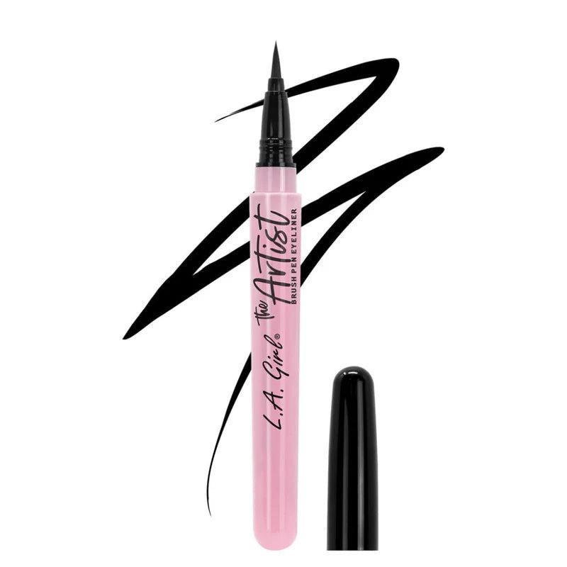 L.A. Girl The Artist Brush Pen Eyeliner - 0.034 fl oz: Defining, Eye Area, Single, Dark Tones