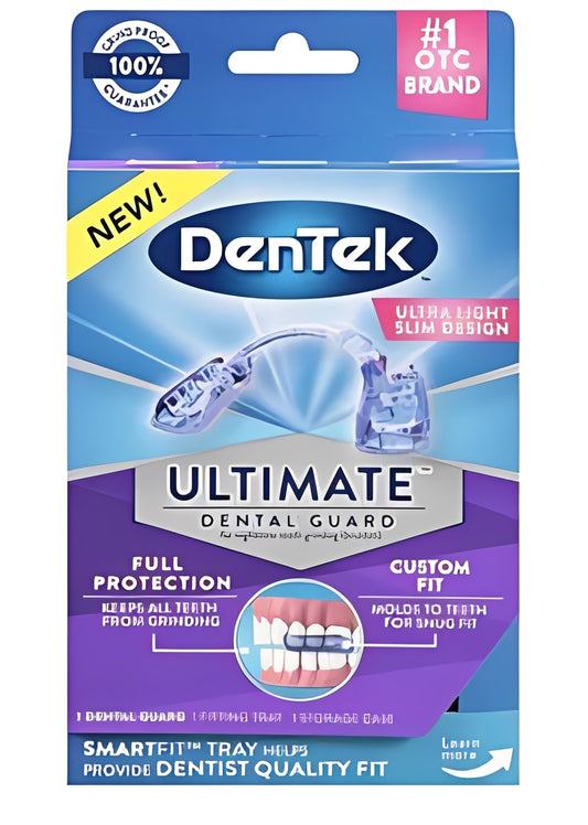 DenTek Ultimate Dental Guard For Nighttime Teeth Grinding with SmartFit Tray: BPA-Free, Copolyester Material, 1-Pack