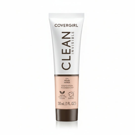 COVERGIRL Clean Invisible Foundation - Ivory - 1 fl oz: Finish, Light Buildable Coverage, Liquid Form, Warm Undertone