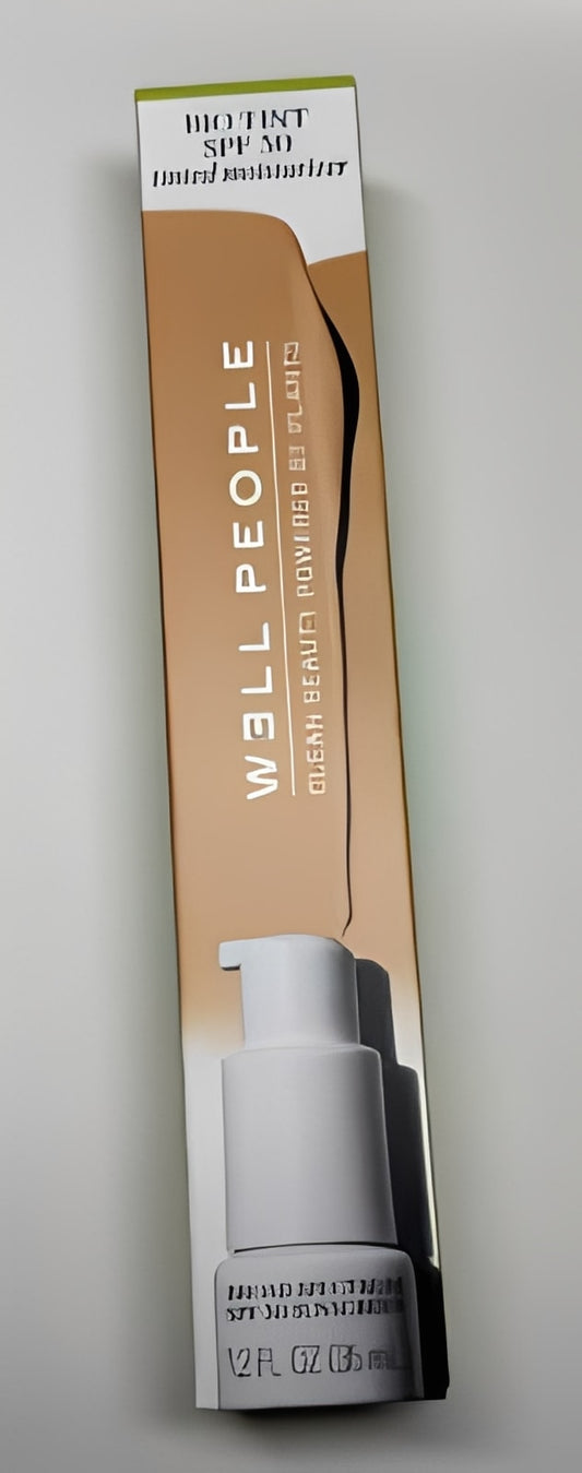 Well People Bio Tint SPF 30 Tinted Moisturizer - 4W - 1.2 fl oz: Paraben-Free, Vegan, Aluminum-Free, Non-Toxic