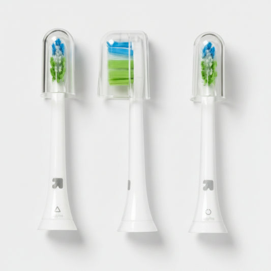 Anti-Plaque Sonic Brush Heads - 3ct - up&up: Oral Care Accessories Replacement Set, Plastic Material
