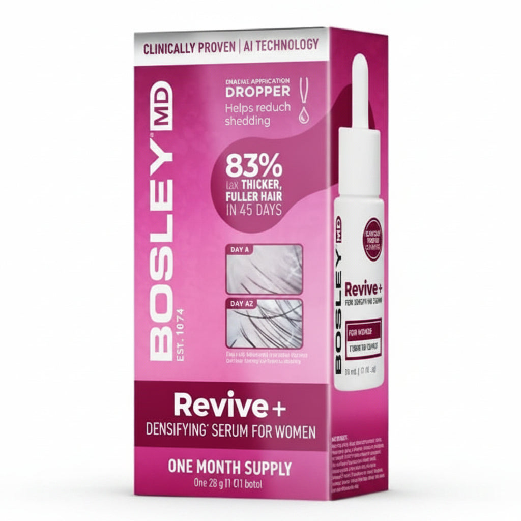 BosleyMD Revive + Densifying Hair Regrowth Serum for Women - 1 fl oz: Liquid, All Hair Types